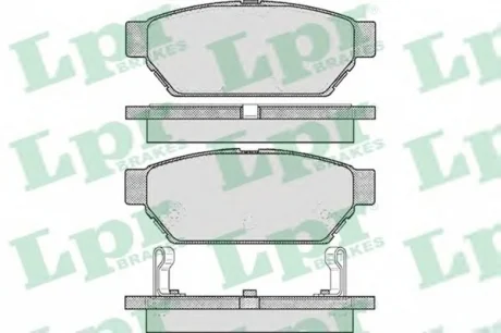Тормозные колодки дисковые LPR 05P547
