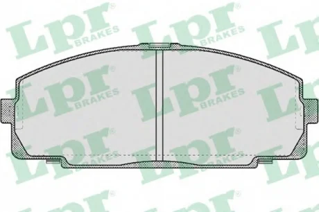 Тормозные колодки дисковые LPR 05P577