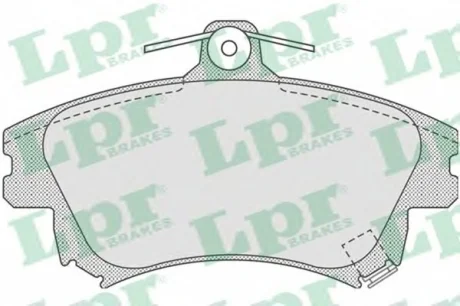 Комплект тормозных колодок из 4 шт. дисков LPR 05P711