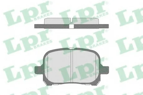 Тормозные колодки дисковые LPR 05P712
