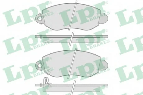 Колодка тормозов. диск. FORD TRANSIT передн. (произ-во) LPR 05P775