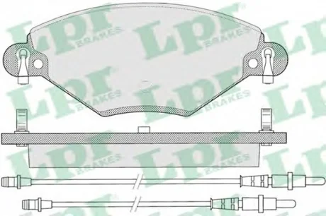 Тормозные колодки LPR 05P793