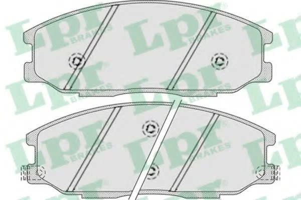 Колодки тормозные дисковые передние Hyundai Santa Fe I/ Ssangyong Actyon I, Rexton (04-) LPR 05P858 (фото 1)