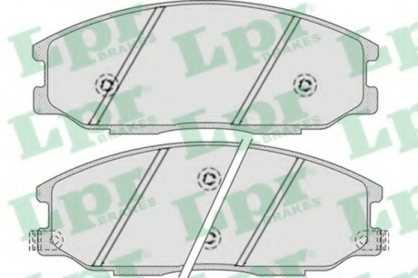 Тормозные колодки дисковые LPR 05P858 (фото 1)