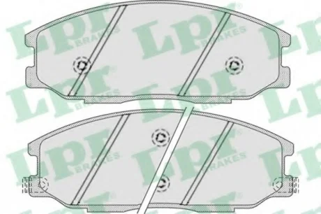 Колодки гальмівні дискові передні Hyundai Santa Fe I/ Ssangyong Actyon I, Rexton (04-) LPR 05P858