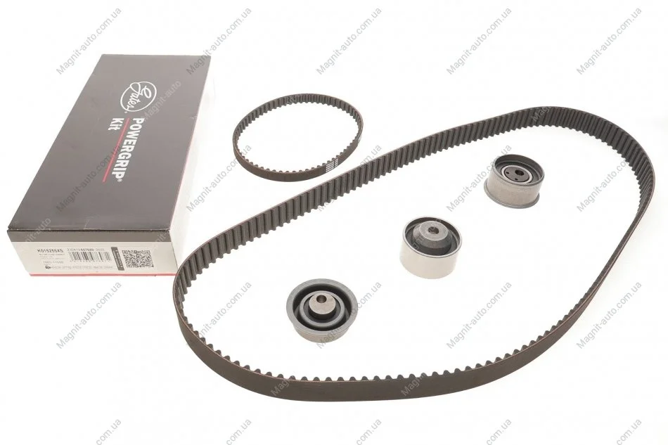 Комплект ГРМ, HYUNDAI Lantra/Sonata, MITSUBISHI Colt/Eclipse/Lancer 1.4, 2.0 +16V 89-02 Gates K015255XS (фото 1)