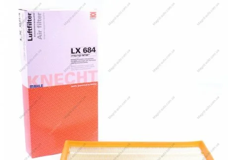 Фильтр воздушный V.A.G. MAHLE MAHLE / KNECHT LX 684