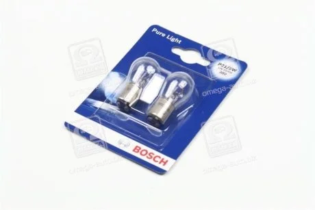 Лампа P21/5W 12V блистер 2 шт. - кратн. 20 шт BOSCH 1987301016