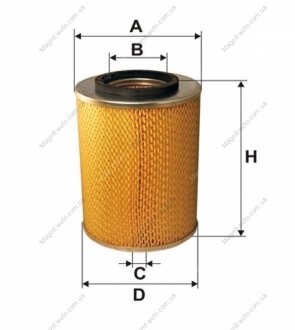 Фильтр воздушный WIX FILTERS WA6079