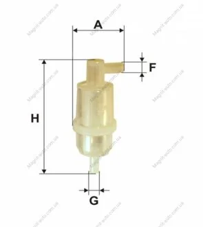 Фільтр паливний Evobus/John Deere/Mercedes Unimog//Mercedes 200, 220, 240, 250, 290, 300, 350, C (W202 WIX WIX FILTERS WF8125
