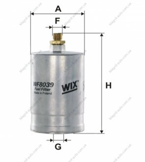 Фильтр топливный WIX FILTERS WF8039 (фото 1)