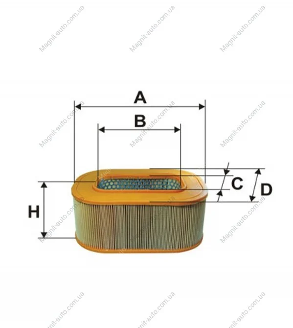 Фильтр воздушный, 3.0TD WIX FILTERS WA6013 (фото 1)