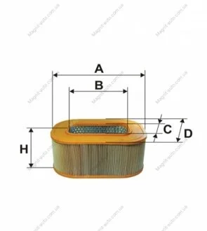Фильтр воздушный, 3.0TD WIX FILTERS WA6013