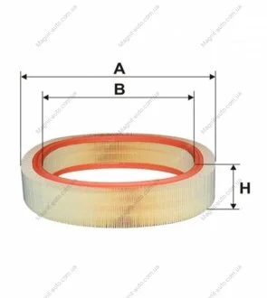 Фільтр повітряний MB 124 AR037/ (вироб-во WIX-FILTERS) WIX FILTERS WA6379