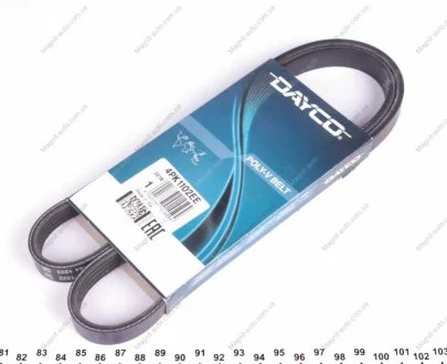 Поликлиновый ремень (4PK1102) IVECO DAILY III, DAILY IV, DAILY V, DAILY VI CITROEN JUMPER III FIAT DUCATO PEUGEOT BOXER 2.3D/3.0CNG/3.0D 07.99- DAYCO 4PK1102EE