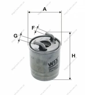 Фільтр паливний, 2.2-3.0CDI 09- (з отвором під датчик води) WIX FILTERS WF8430