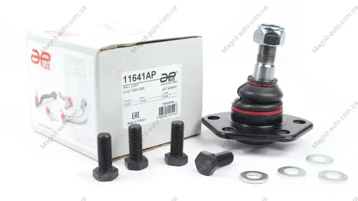 Кульова опора ниж. (конус 18mm) 1800t Citroen Jumper Fiat Ducato Peugeot Boxer 1.9D-2.8D 02.94-04.02 APLUS 11641AP (фото 1)
