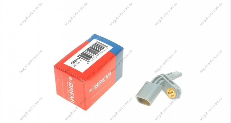 Датчик ABS Bremi AUDI/PORSCHE/SEAT/SKODA/VW A3/Cayenne/Tarraco/Superb/Caddy "FR/RR "1,4-5,9 "02>> BREMI 50313 (фото 1)