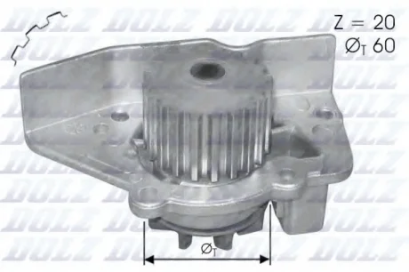 Насос водяний DOLZ N406