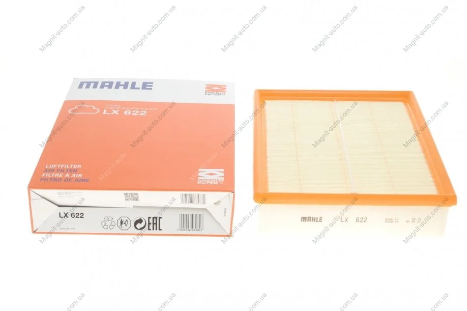 Повітряний фільтр MAHLE / KNECHT LX 622 (фото 1)