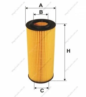 Фільтр оливний, BMW Serie 3 (E46), Serie 3 (E90/E91/E92/E93), Serie 5 (E60/E61), Serie 6 (E63/E64), WIX FILTERS WL7406