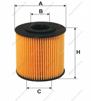 Фильтр масляный, Volvo C70, S40, S60, S70, S80, V40, V70, XC70, XC90 WIX FILTERS WL7261