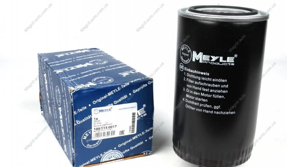 Фільтр оливний, 2.4-2.5TDI MEYLE 100 115 0017 (фото 1)