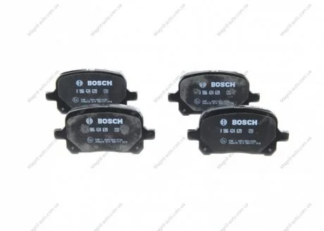 Колодки тормозные дисковые TOYOTA Camry 2.2i 16V, 3.0i 24V/Previa 2.0D,2.4i 16V -06 BOSCH 0986424639