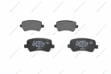 Тормозные колодки BOSCH 0986494248