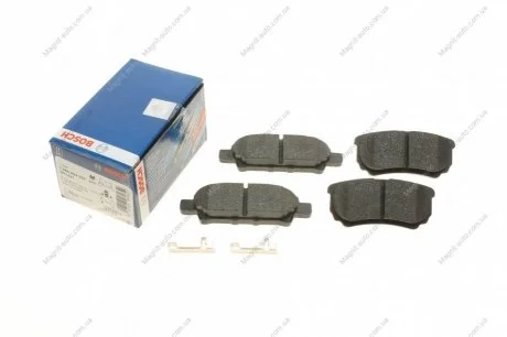 Колодки гальмівні дискові CHRYSLER/DODGE/JEEP/MITSUBISHI Patriot/Lancer \'\'R \'\'1,3-3,5 \'\'02>> BOSCH 0986494502