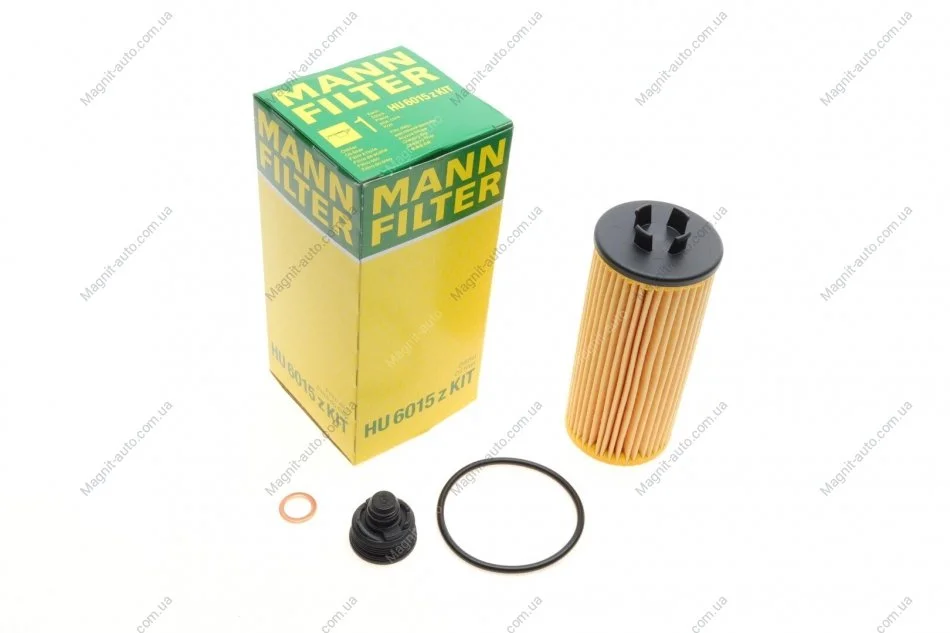Фильтр масла MANN HU 6015 Z KIT (фото 1)
