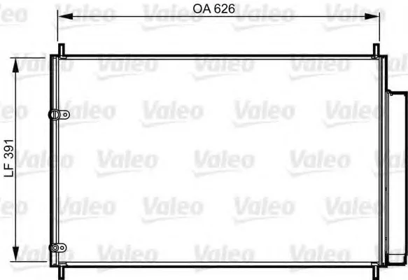 Радиатор кондиционера VALEO Valeo 814234 (фото 1)