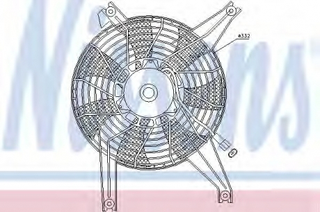 Вентилятор радиатора NISSENS 85383