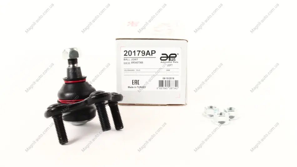 Опора кульова передня ліва Audi A1 (10-) / Seat Ibiza (08-) / VW Polo (09-) / Skoda Fabia (06-), Rapid (14-) APPLUS APLUS 20179AP (фото 1)