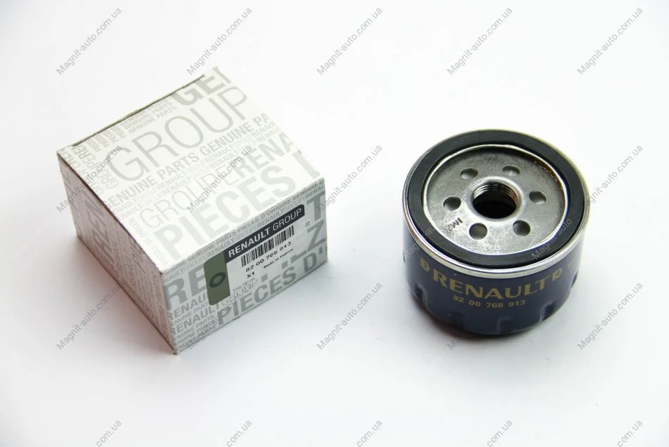 Фильтр масляный Renault 1.4/1,6/1.8/2,0 8V/16V, 1,5/1,9 dci Renault RENAULT 8200768913 (фото 1)