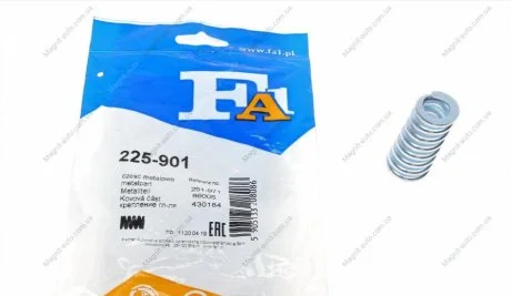 Пружина, глушитель Fischer Automotive One (FA1) 225-901