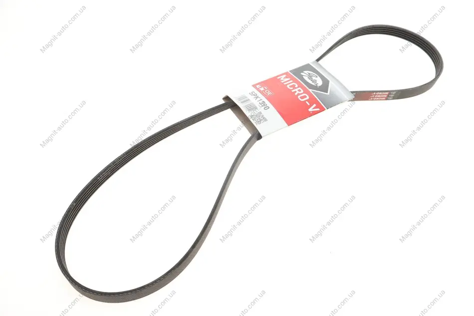 Ремень поликлиновый, HYUNDAI Santa Fe/Sonata, MITSUBISHI Space Wagon 2.0, 2.4 +16V 99-06 Gates 5PK1390 (фото 1)