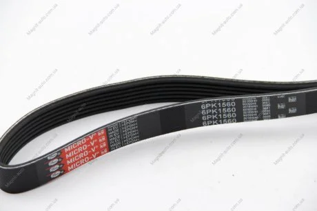 Ремінь генератора Citroen Berlingo 1.6 00-08/ Nemo 1.4i 08- Gates 6PK1560