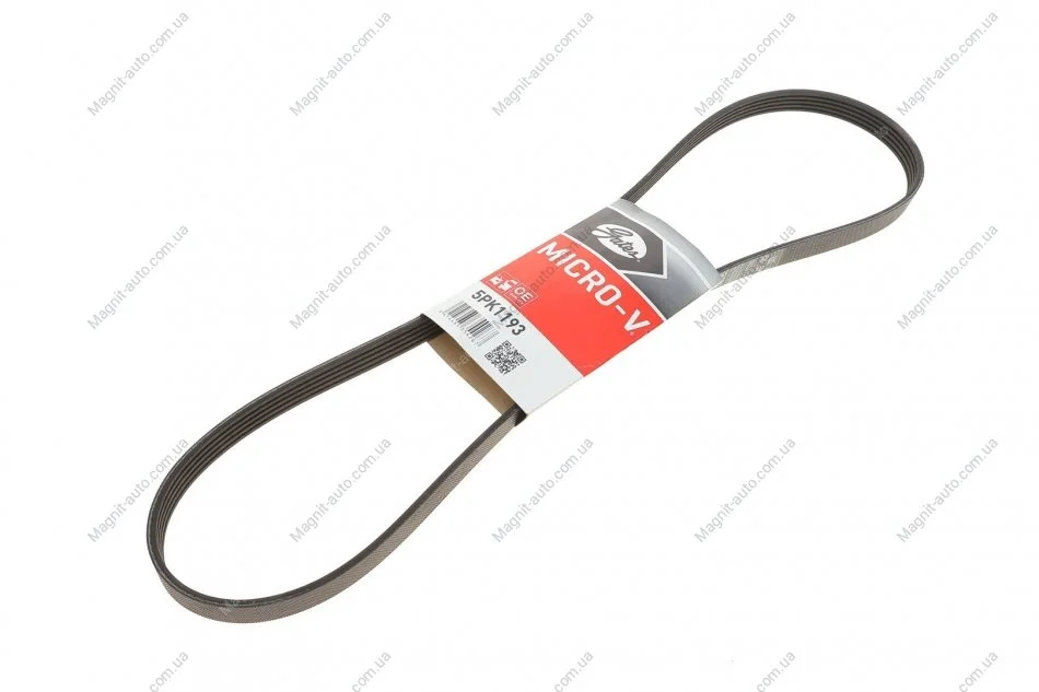 Ремень поликлиновый, MITSUBISHI Lancer, TOYOTA Corolla/Yaris 1.4-2.0 92-05 Gates 5PK1193 (фото 1)