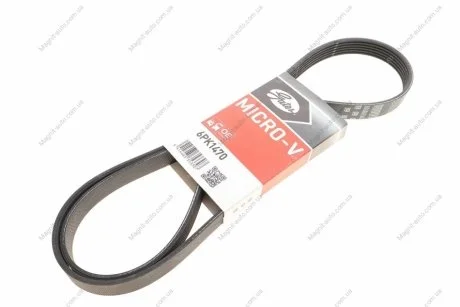 Ремінь генератора, Ducato 2.0JTD 01- (ALT, AC) Gates 6PK1470