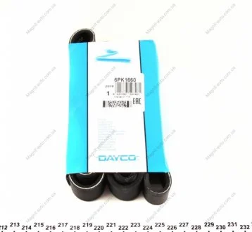 Ремінь генератора, 1.9 SDI/TDI 95-04 DAYCO 6PK1660