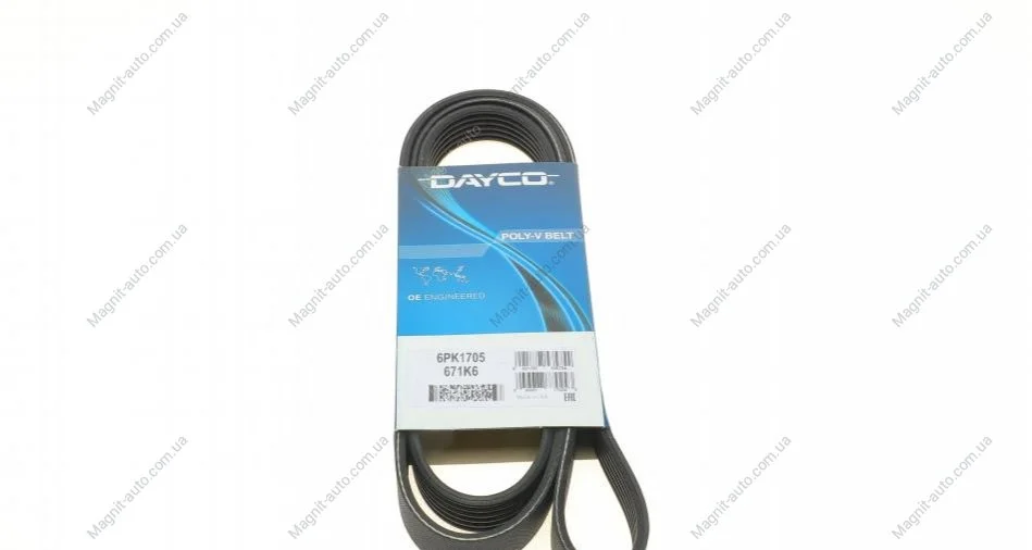 Ремень поликлиновый DAYCO 6PK1705 (фото 1)