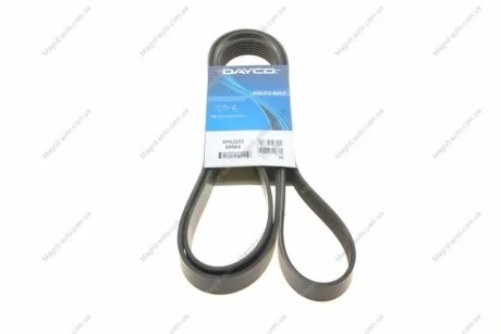 Ремень генератора, CDI (-AC, с обводным роликом) DAYCO 6PK2255