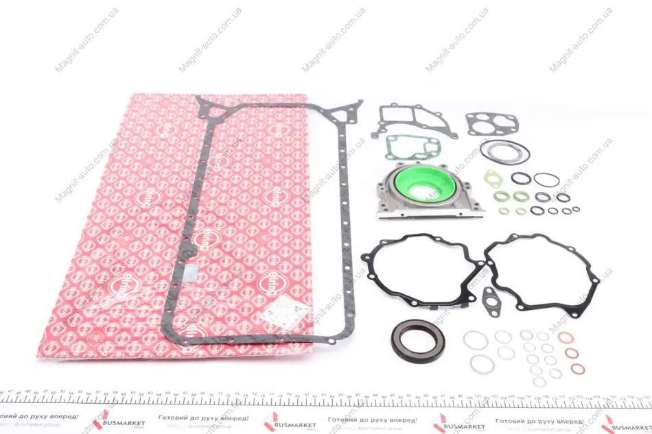 Прокладка двигателя нижняя (к-кт), OM602 2.9 D ELRING 012.400 (фото 1)