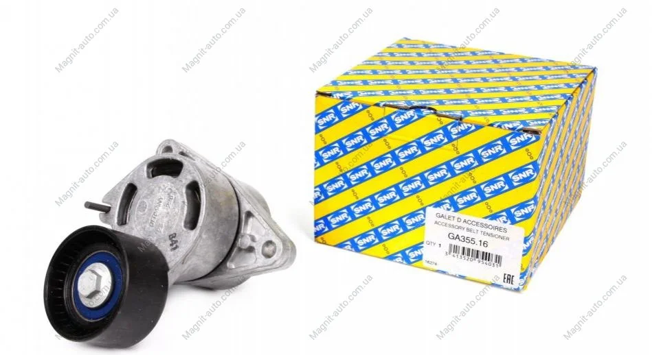 Натяжний механізм, 2.2/2.5dCi 01- SNR NTN GA355.16 (фото 1)