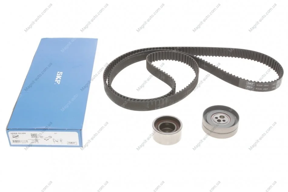 Комплект ГРМ (ремень+ролик) AUDI 100 C4, 80 B4, A6 C4, A8 D2, CABRIOLET B3, COUPE B3 2.6/2.8 12.90-08.00 SKF VKMA 01200 (фото 1)