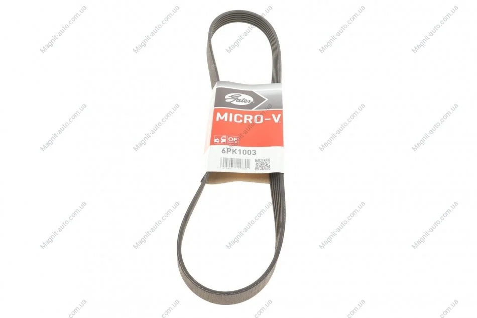 Ремень привода навесного оборудования Gates 6PK1003 (фото 1)