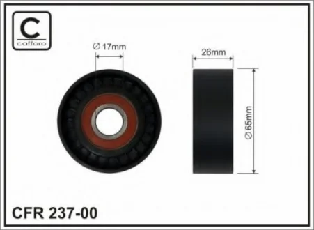 Направляющий ролик CAFFARO 237-00