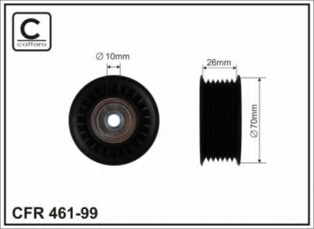 Направляющий ролик CAFFARO 461-99