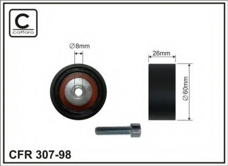 Направляющий ролик CAFFARO 307-98